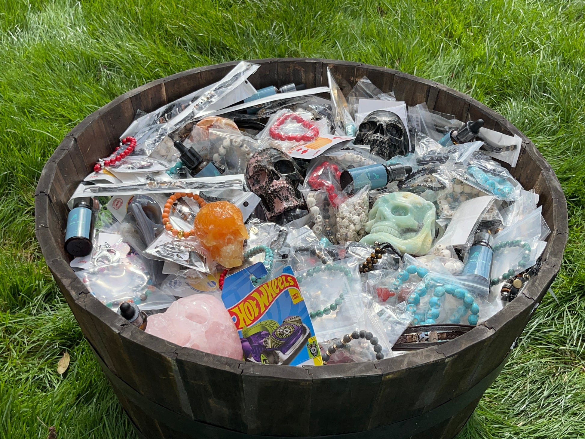 Pipe Bomb Package | Hippie gifts | Quartz jewelry | Crystal skulls