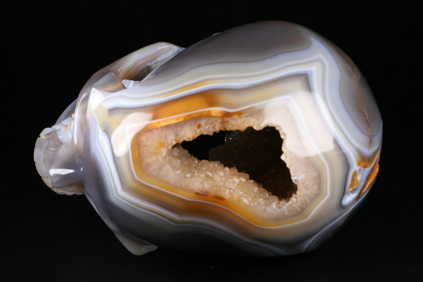 Brazilian Agate Crystal Skull
