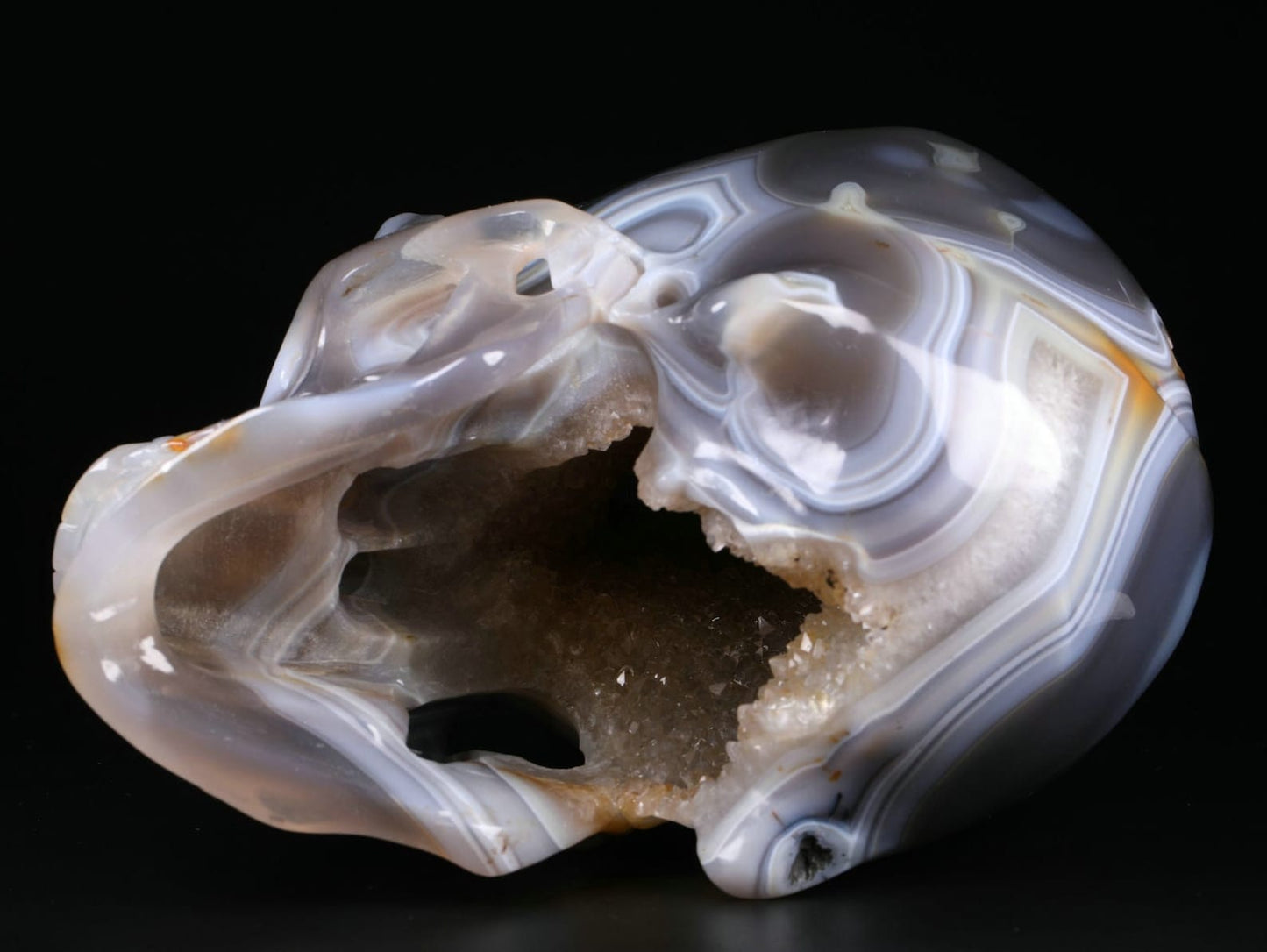 Brazilian Agate Crystal Skull