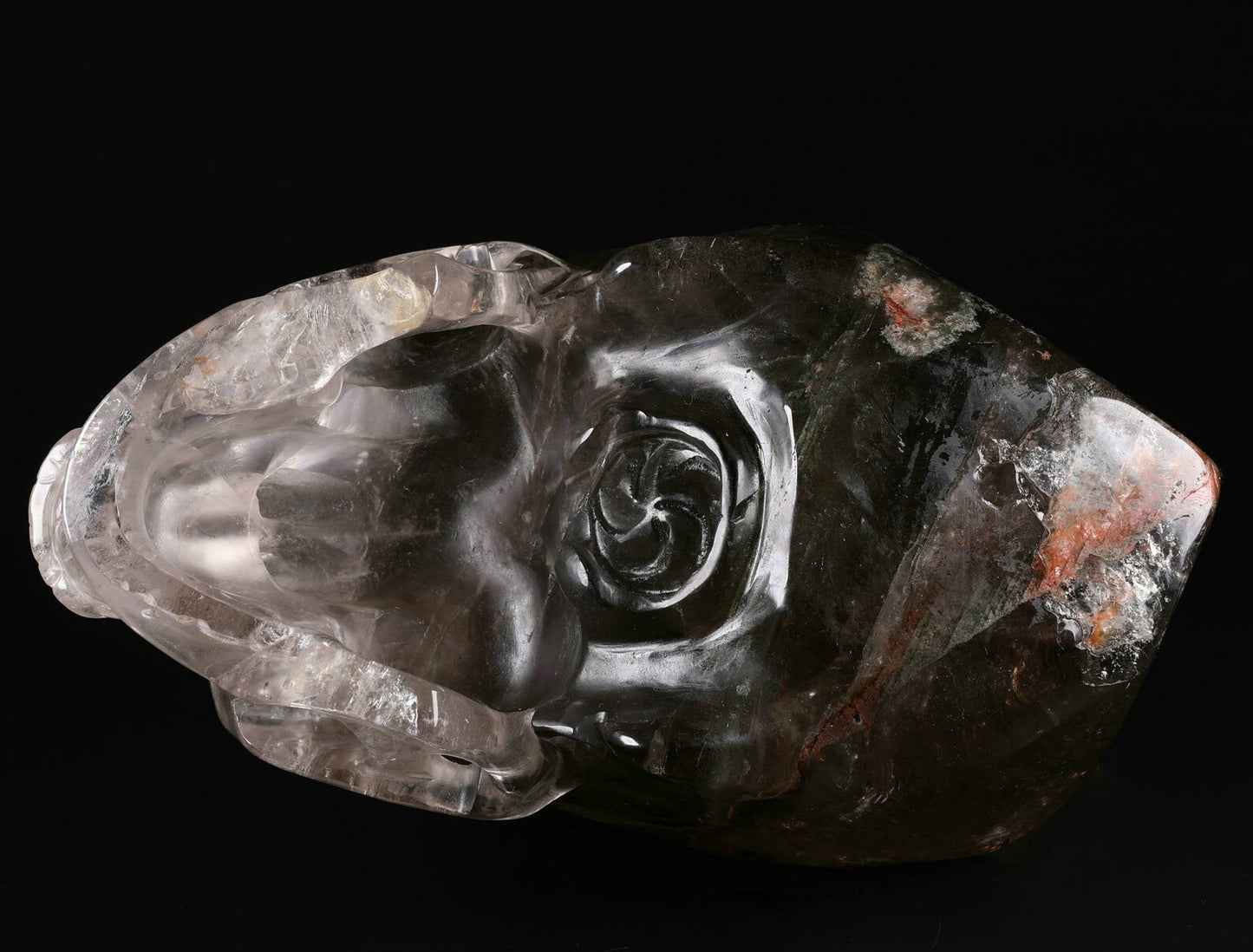 Garden Quartz Crystal Skull Free Formed Head