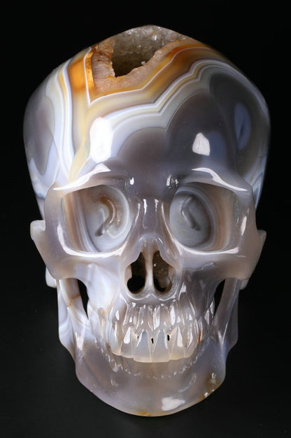 Brazilian Agate Crystal Skull